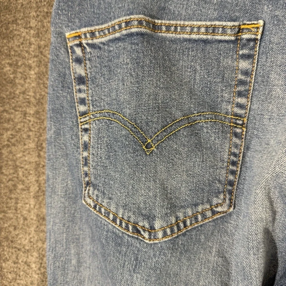 Levi's 514 Straight Fit Men's Jean Denim Blue Size 36 Waist 32 Length Cotton